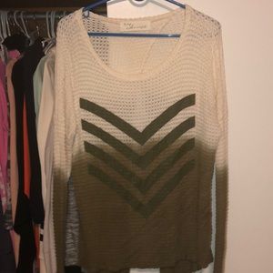 knitted long sleeve shirt